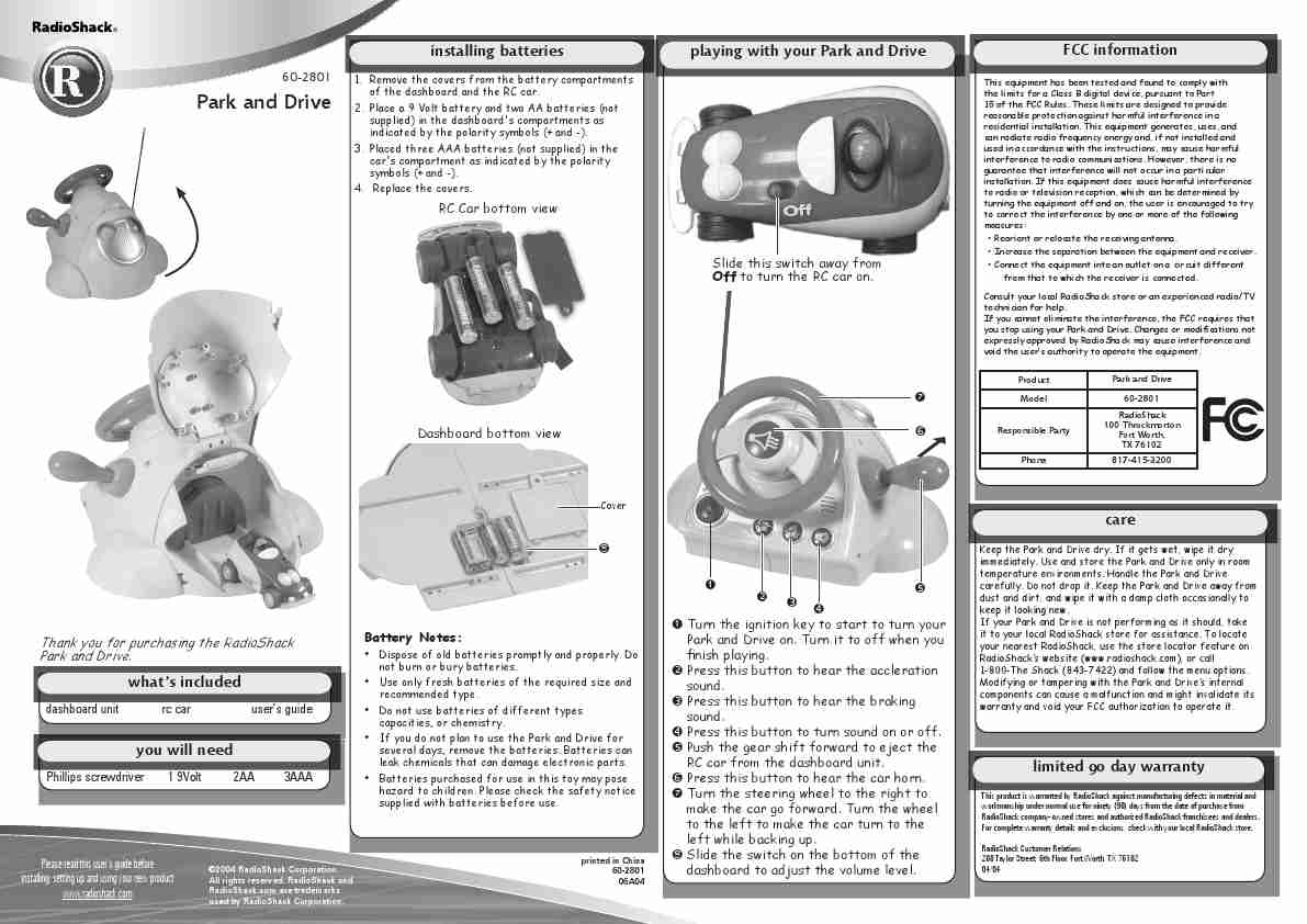 Radio Shack Dishwasher 60-2801-page_pdf